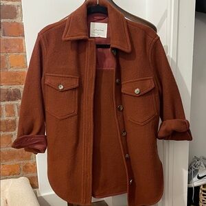 Wilfred Terracotta Wool Jacket